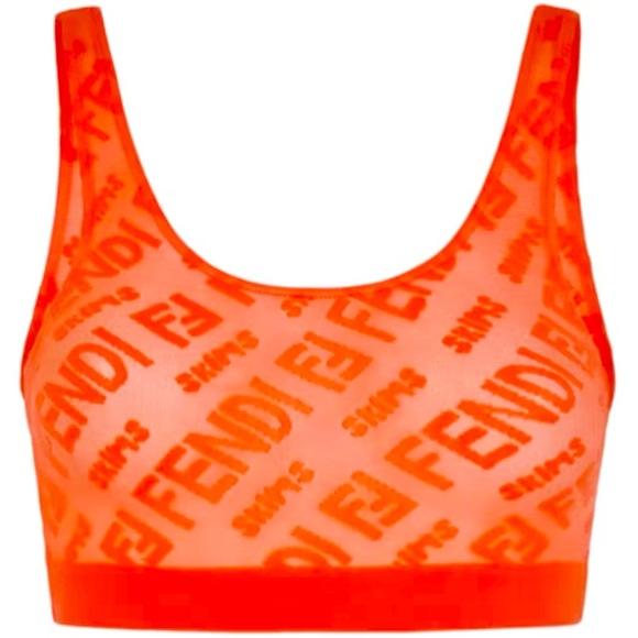 Fendi x Skims hosiery bralette Georgia 2x